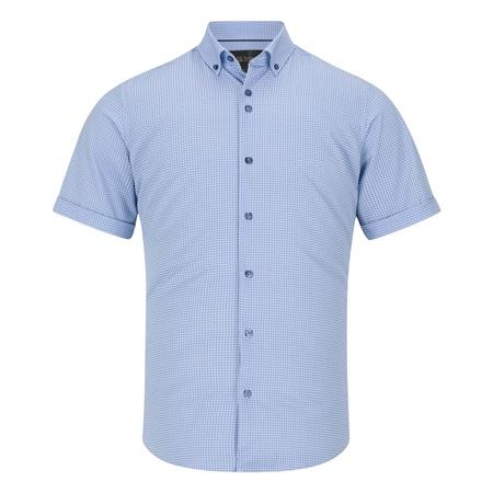 6th Sense Short Sleeve Printed Shirt Per 35 - Blue - M