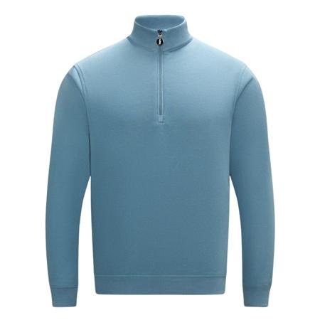 6th Sense Belter 1/4 Zip Sweatshirt - Blue - L