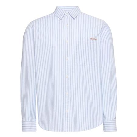 Calvin Klein Jeans Oxford Classic Striped Shirt - Blue - M