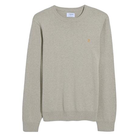Farah Mullen Cotton Sweater - Cream - L
