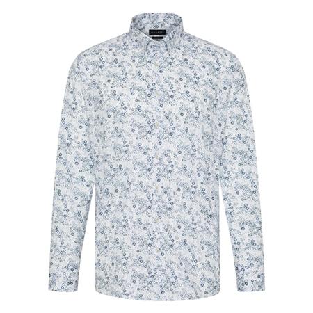Bugatti Casual Printed Shirt - Mint - L