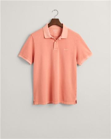 Gant Sunfaded Pique Polo Shirt - Pink - XL