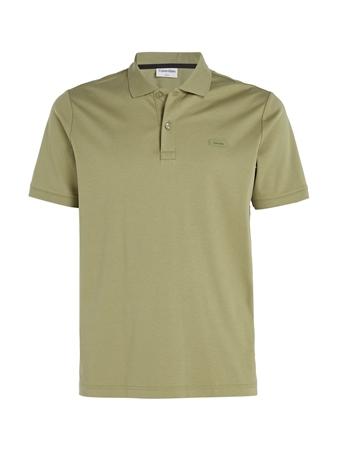 Calvin Klein Smooth Cotton Slim Fit Polo Shirt - Green - 2XL