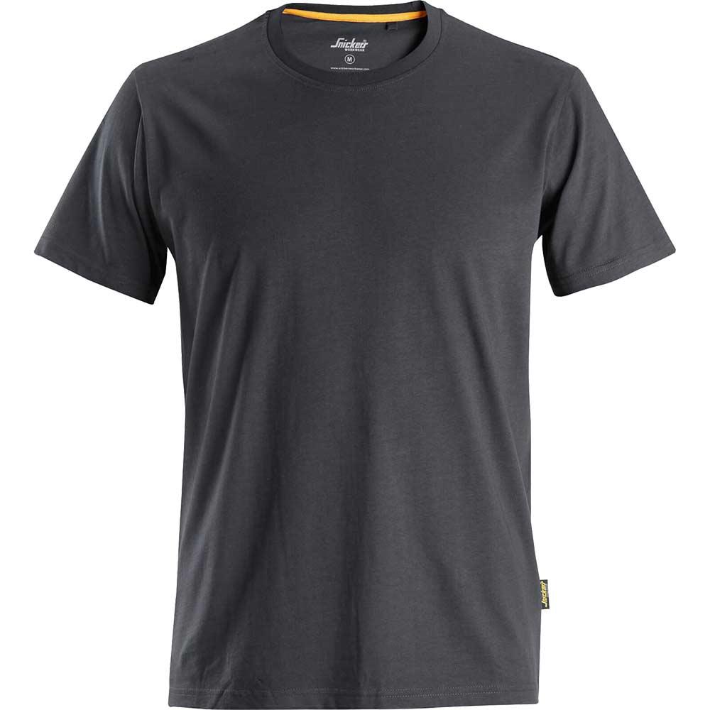 Snickers 2526 Mens Allround Work Organic Cotton T Shirt Grey XS