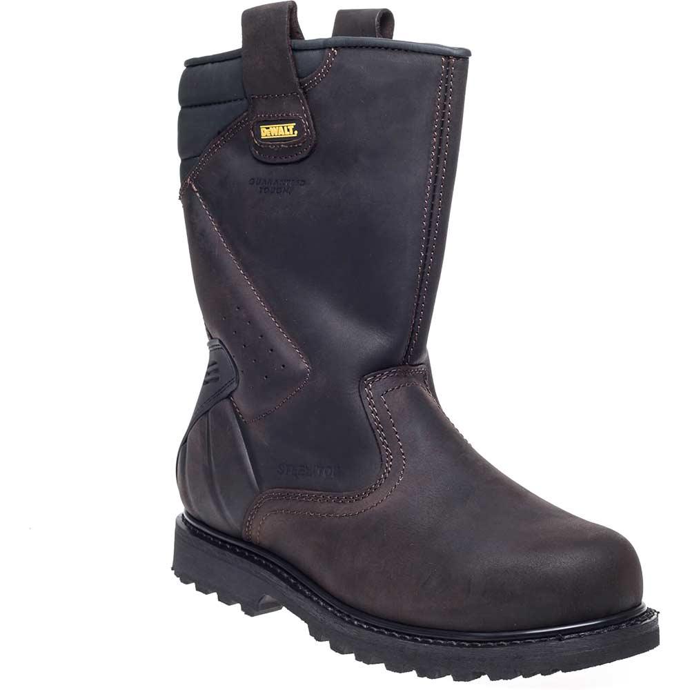 DeWalt Classic Rigger Safety Boots Brown Size 7