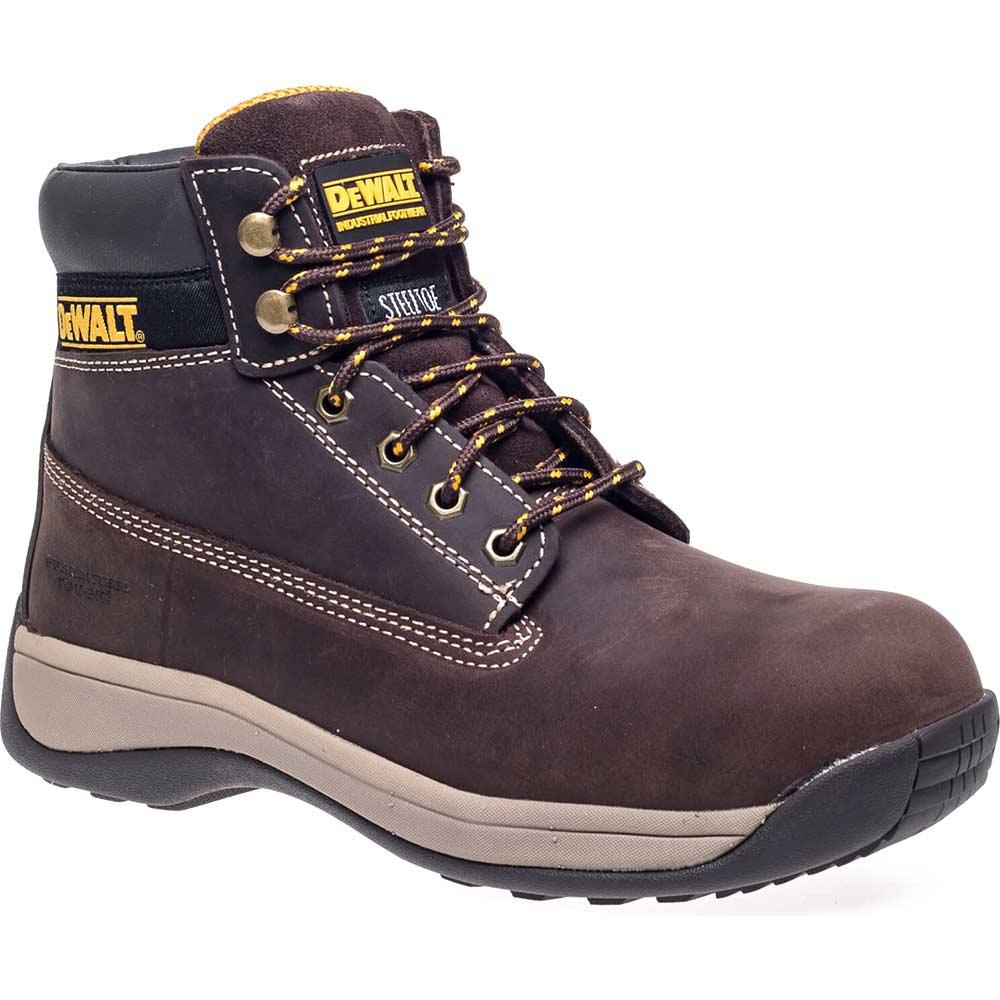 DeWalt Apprentice Nubuck Safety Hiker Boots Brown Size 11