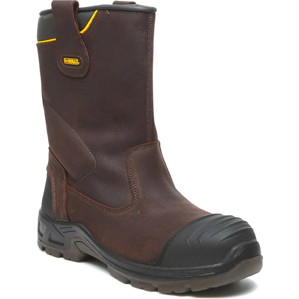 DeWalt Millington Waterproof Safety Rigger Boots Brown Size 11