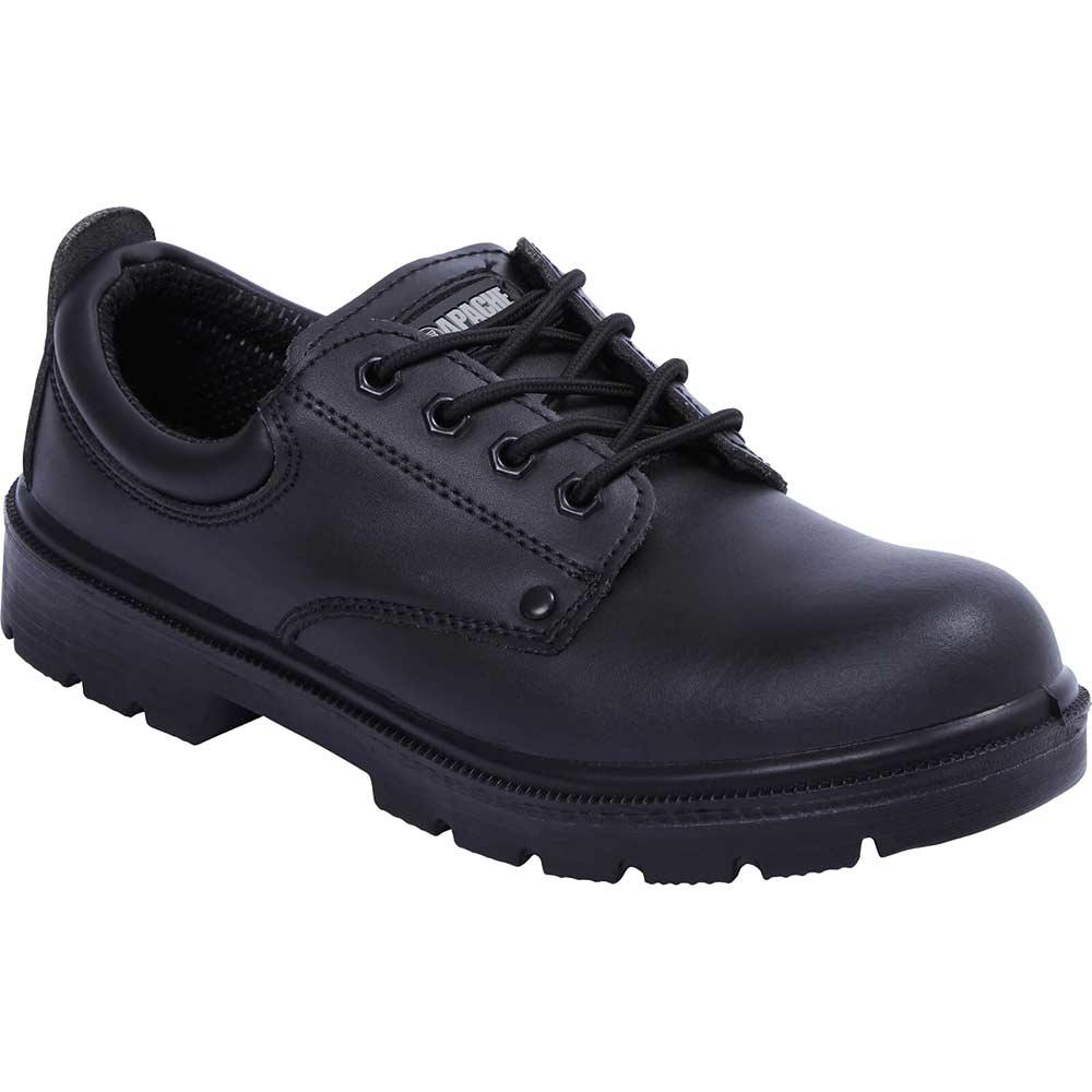 Apache AP306 4 Eye Safety Shoes Black Size 13