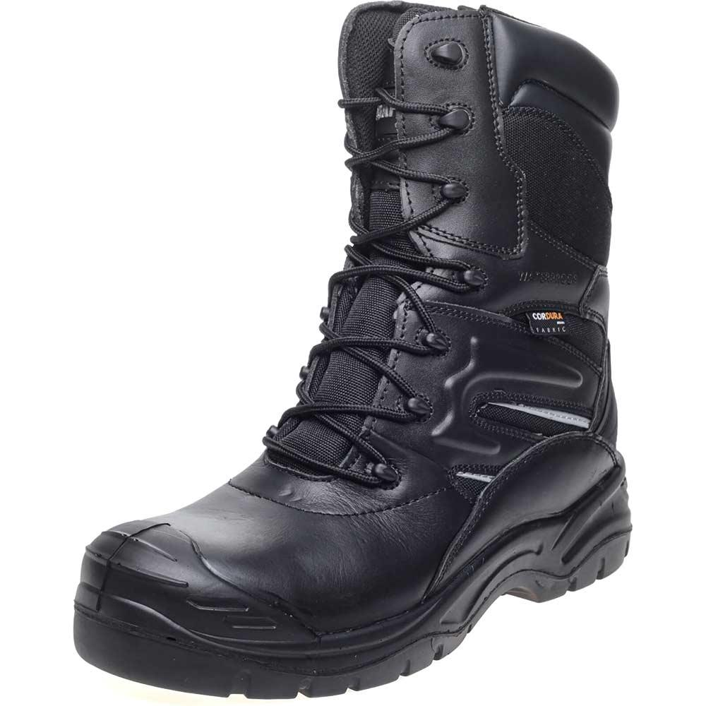 Apache COMBAT Non Metallic High Leg Safety Boots Black Size 10