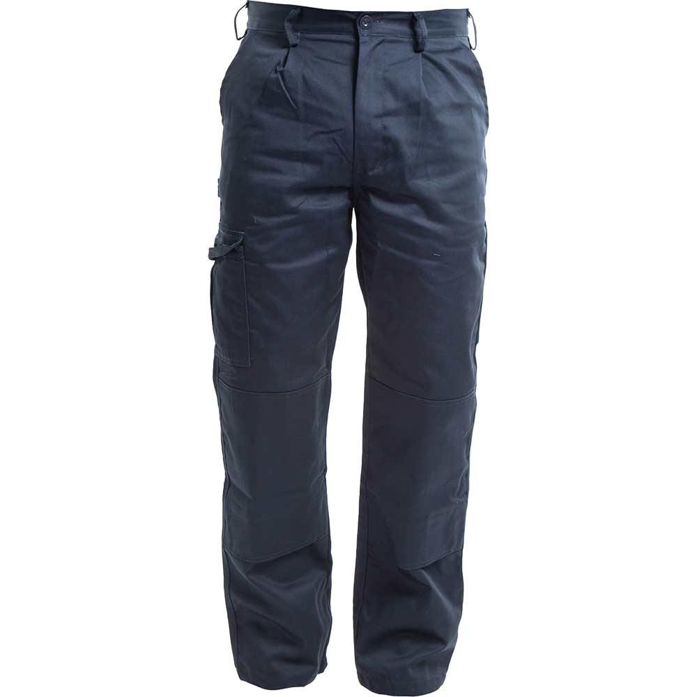 Apache Mens APIND Industry Work Trousers Navy 34" 31"