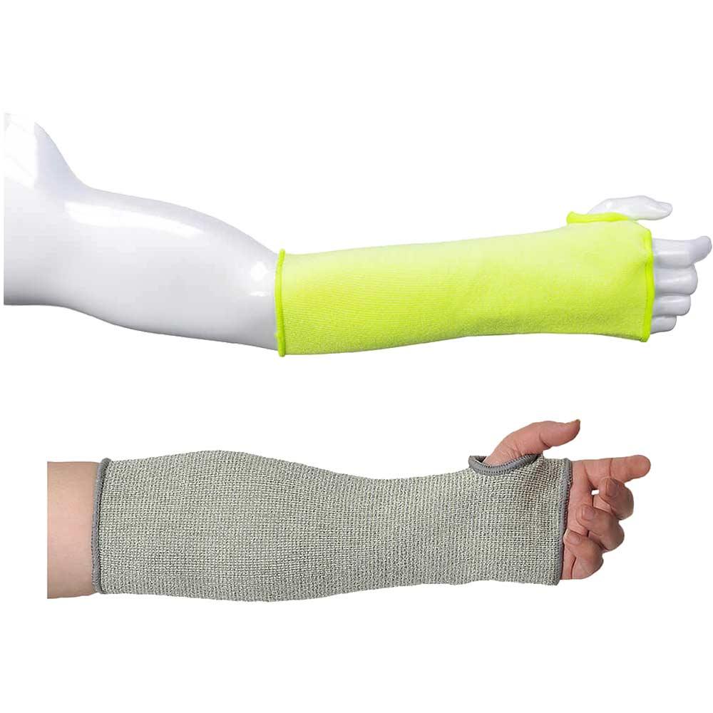Portwest Level D Cut Resistant Sleeve 350mm Yellow One Size