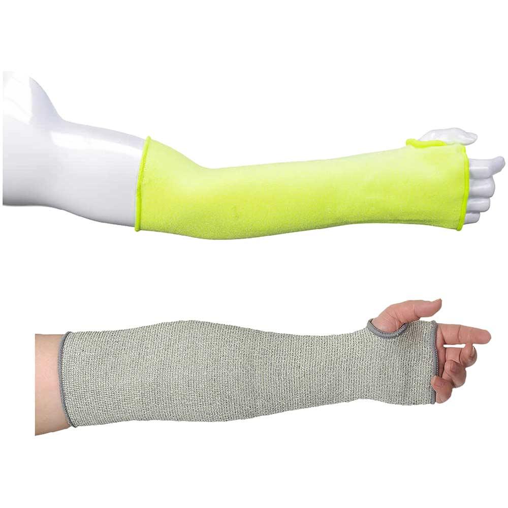 Portwest Level D Cut Resistant Sleeve 450mm Yellow One Size