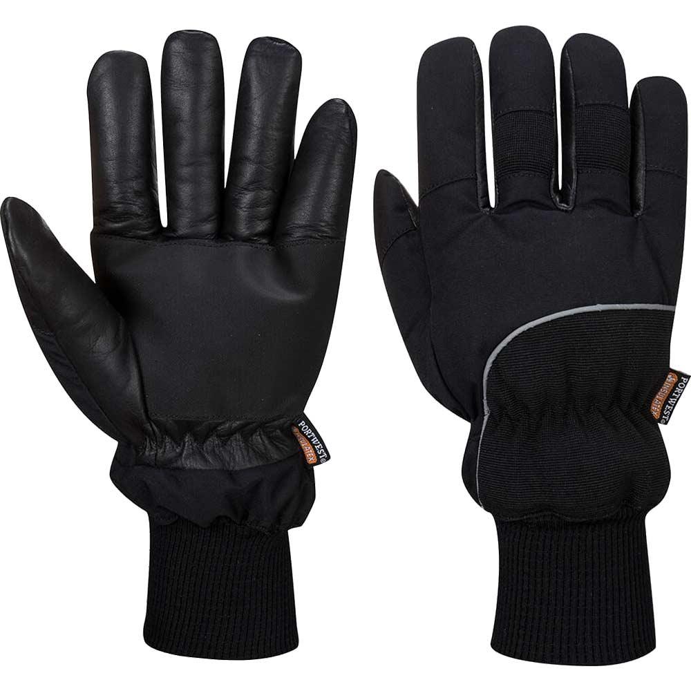 Portwest Apacha Cold Store Gloves Black L Pack of 1