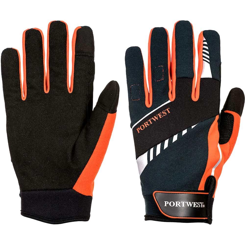 Portwest DX4 LR Cut Resistant Touchscreen Gloves Metro Blue 2XL Pack of 1