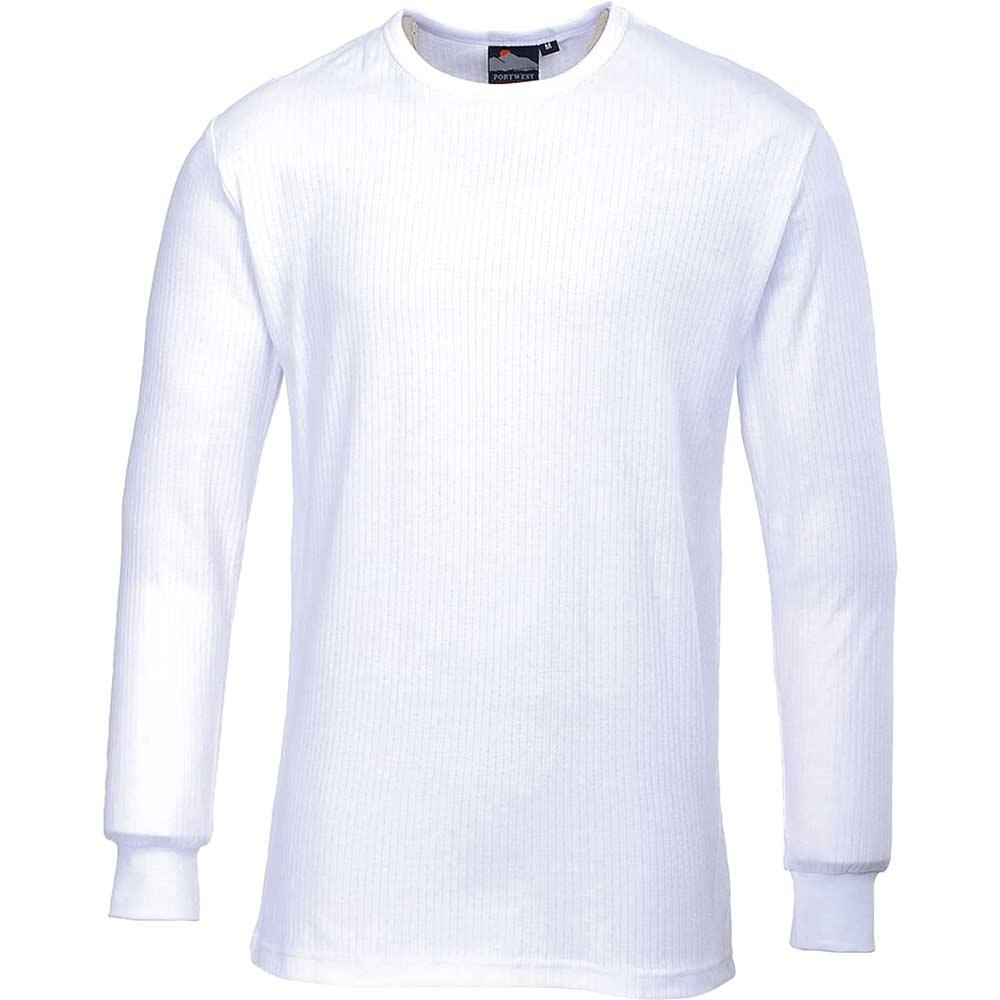 Portwest Thermal Long Sleeve T Shirt White S