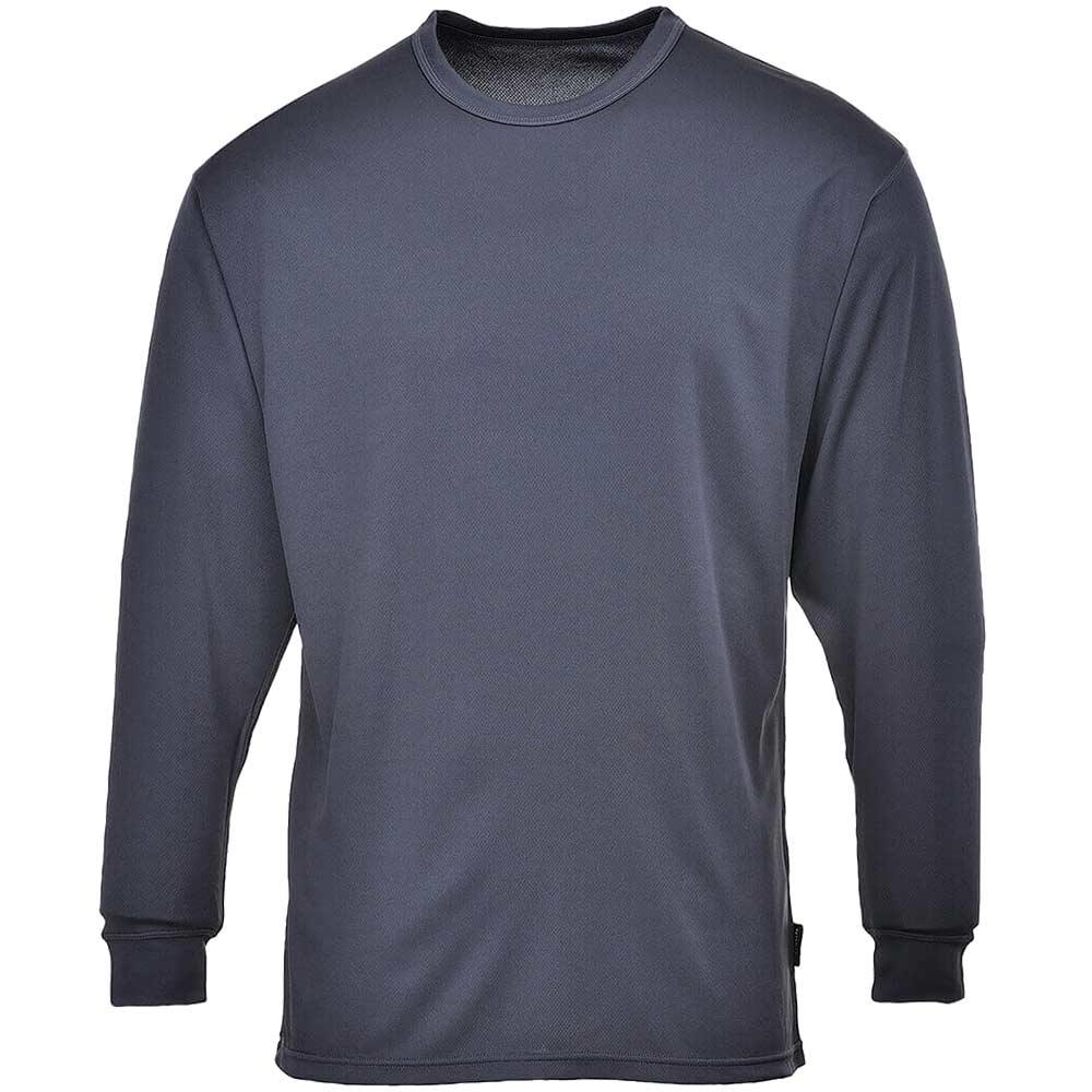 Portwest Long Sleeve Thermal Baselayer Top Charcoal M