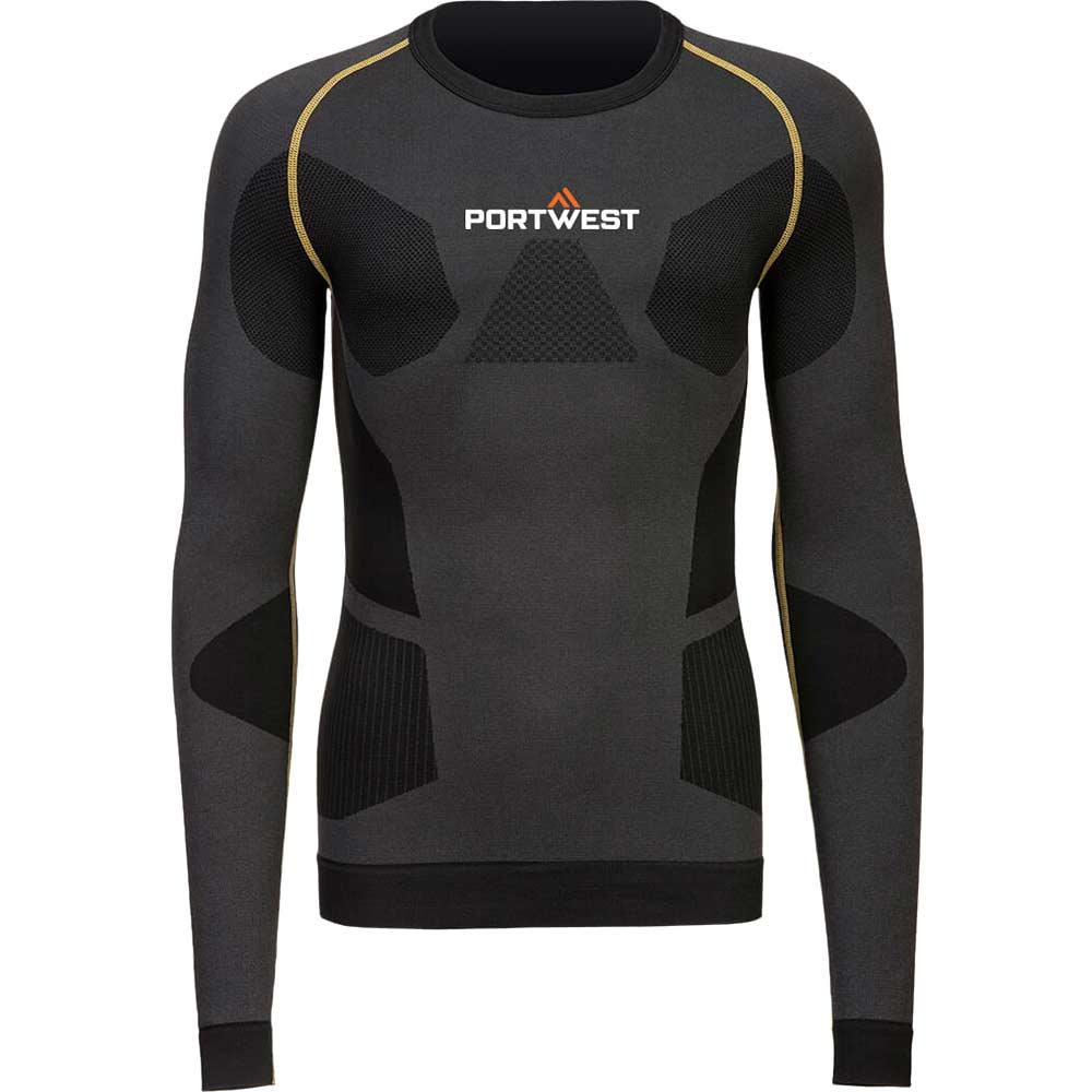 Portwest Dynamic Air Mens Baselayer Top Charcoal L