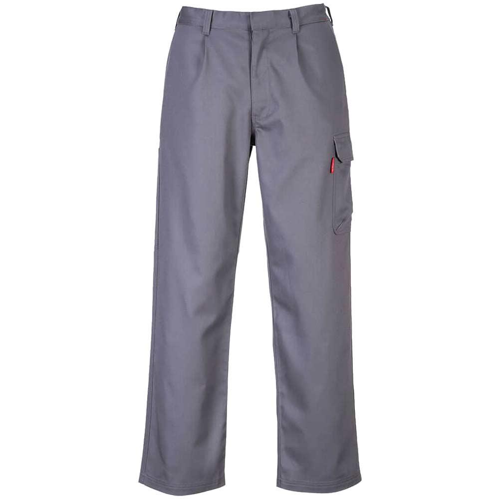 BizWeld Flame Resistant Cargo Pants Grey 3XL 31"