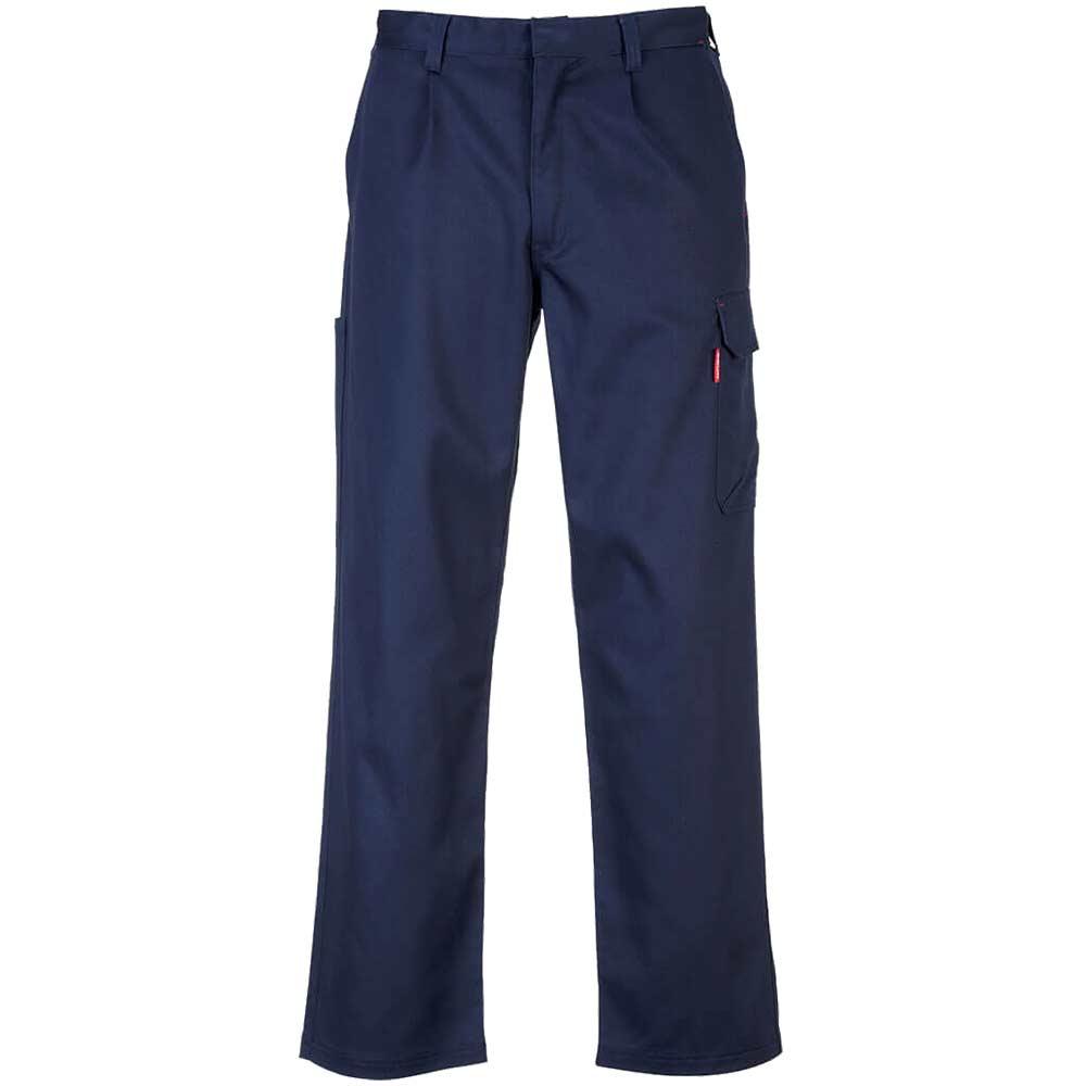BizWeld Flame Resistant Cargo Pants Navy Blue M 31"