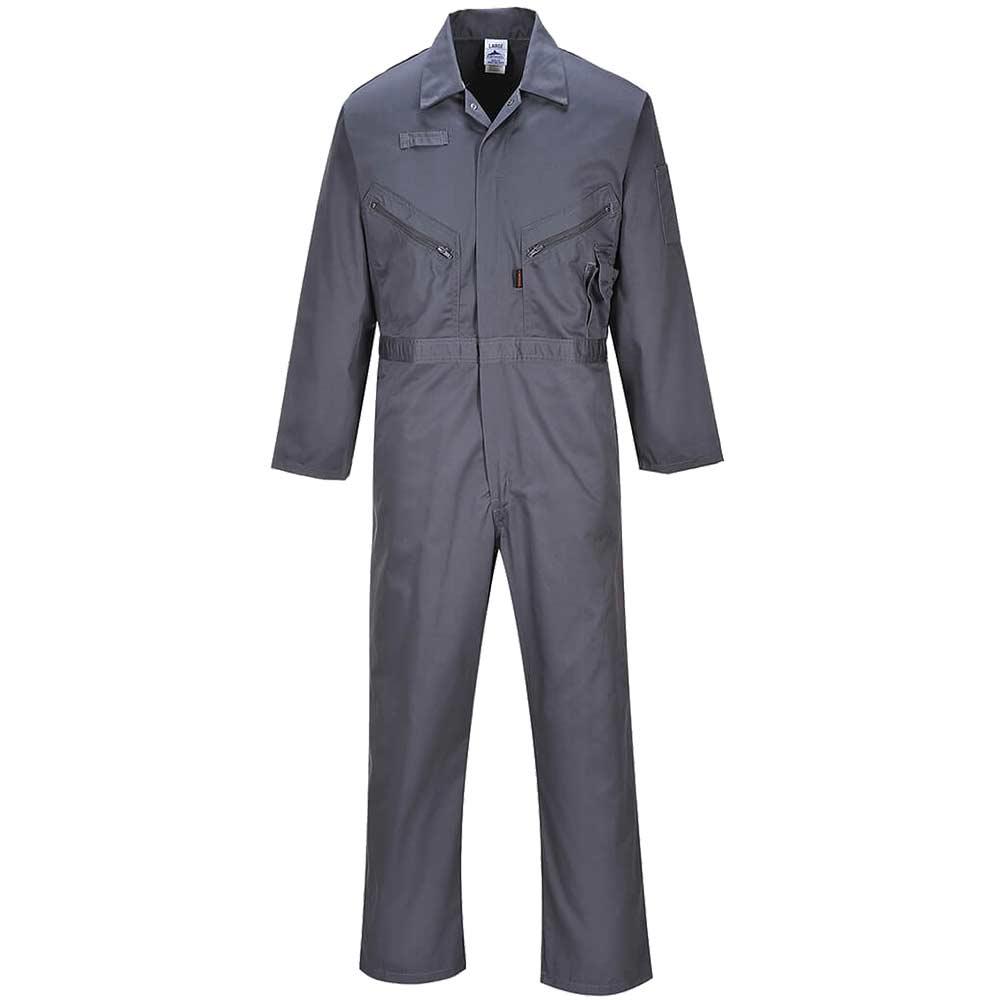 Portwest Liverpool Zip Coverall Graphite L 31"