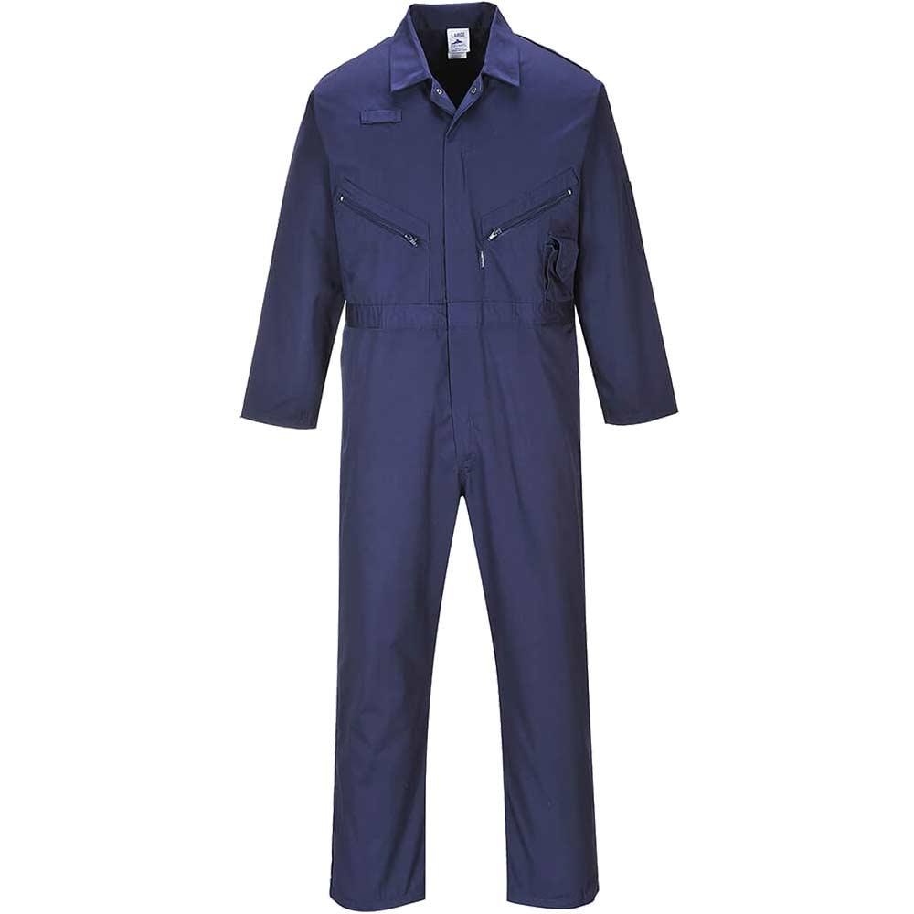 Portwest Liverpool Zip Coverall Navy 3XL 33"