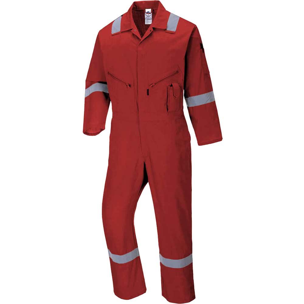 Portwest C814 Iona Cotton Coverall Red 2XL