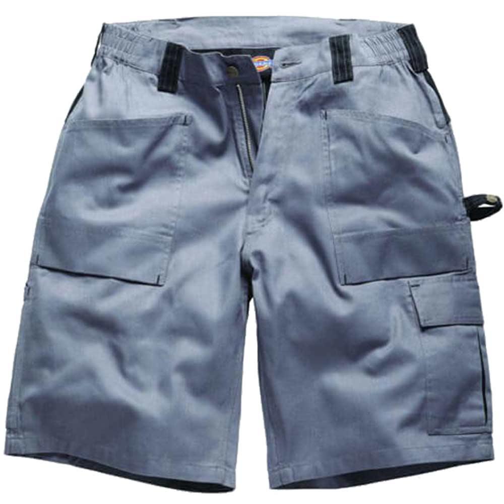 Dickies Mens Grafter Duo Tone Shorts Grey / Black 40"