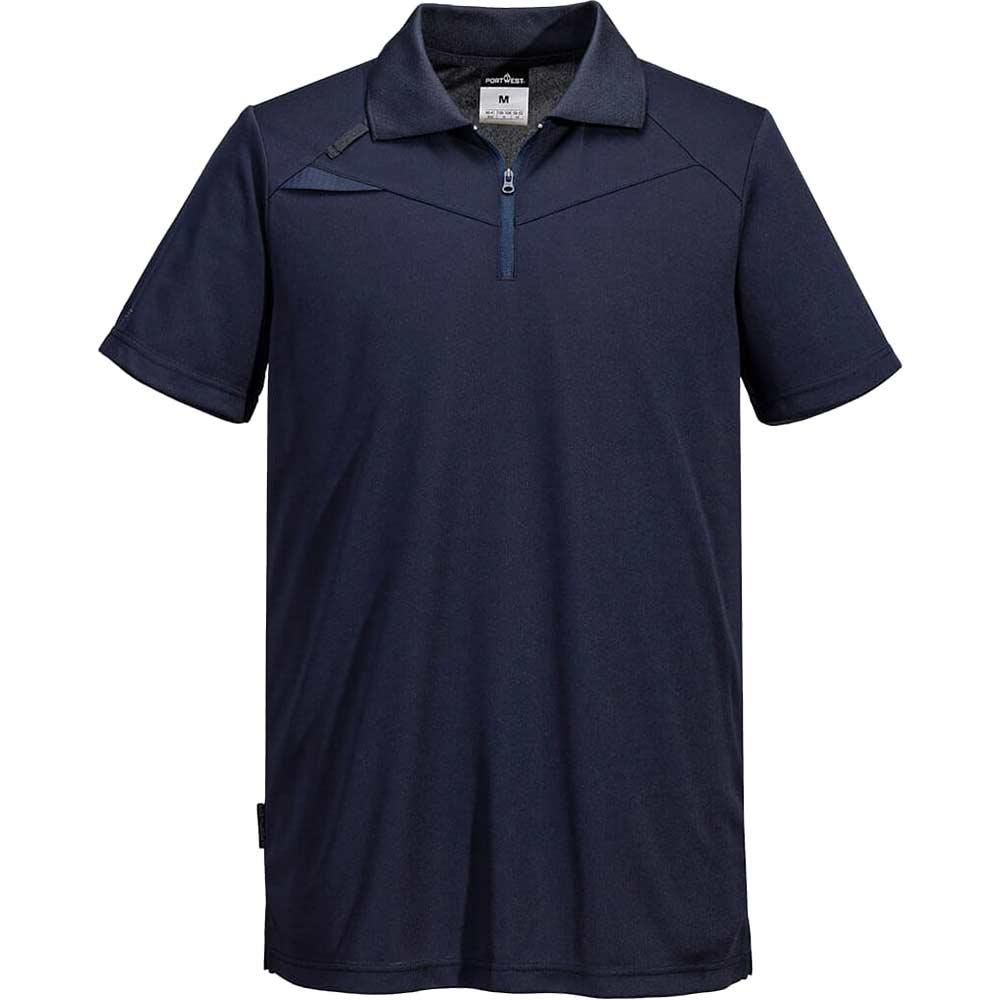 Portwest DX4 Short Sleeve Polo Shirt All Navy S