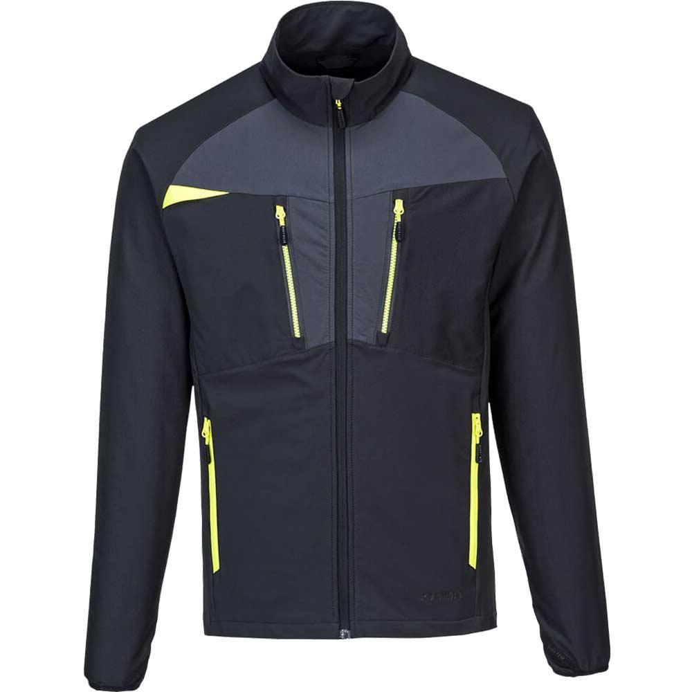 Portwest DX4 Mens Zip Pocket Baselayer Top Black L