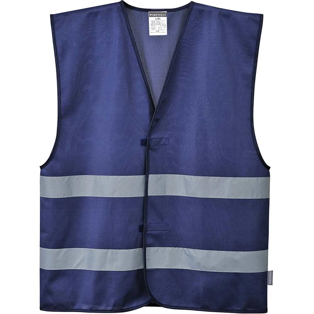 Portwest Iona 2 Band Reflective Safety Vest Navy L / XL