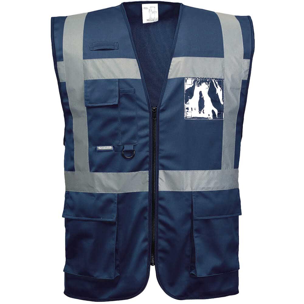 Portwest Iona Executive Hi Vis Vest Navy 3XL