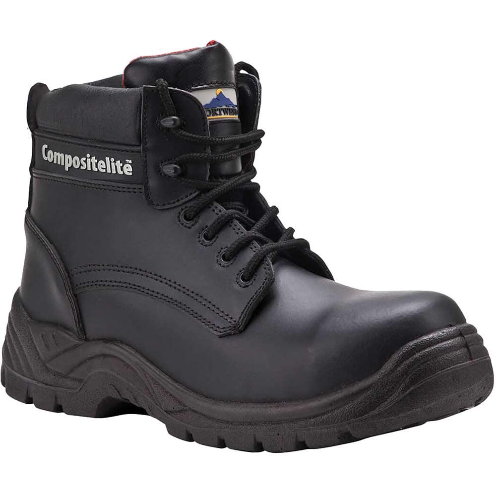 Portwest Compositelite Thor Safety Boots Black Size 6.5