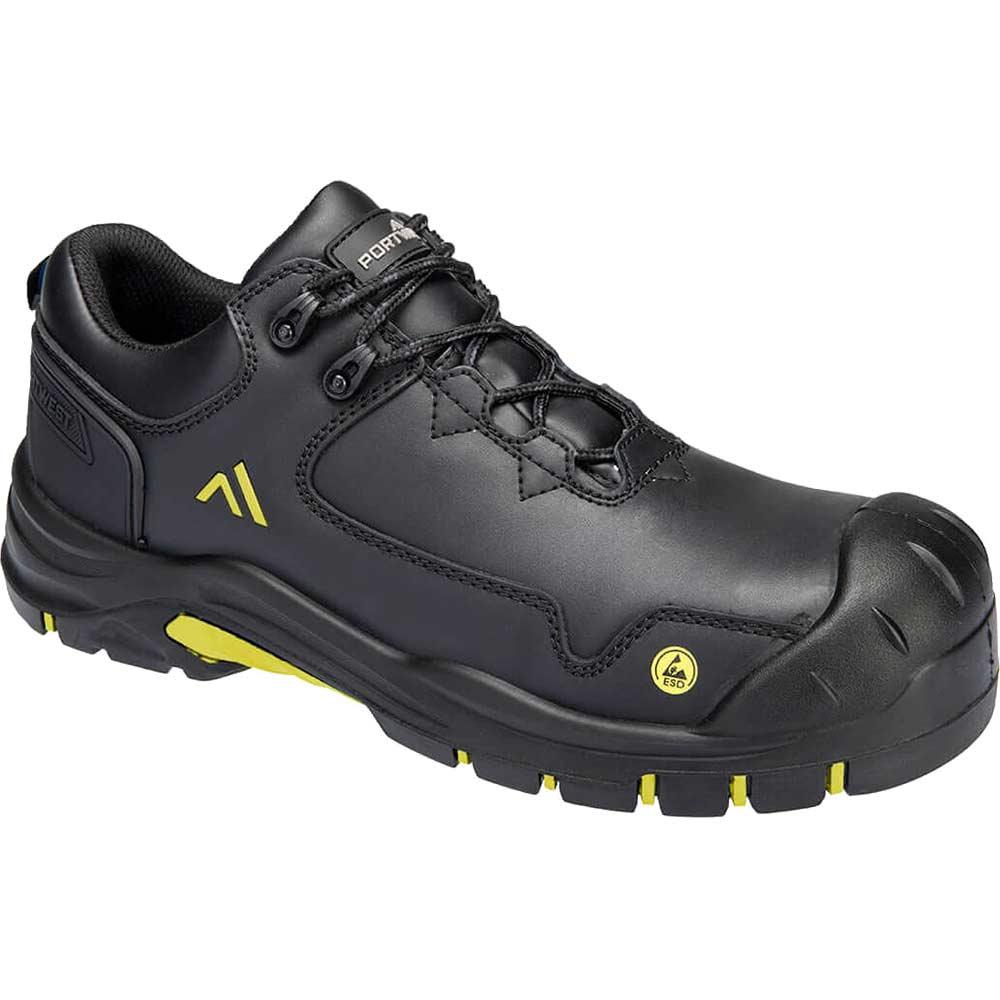 Portwest Apex Compositelite ESD Safety Shoes Black / Yellow Size 4