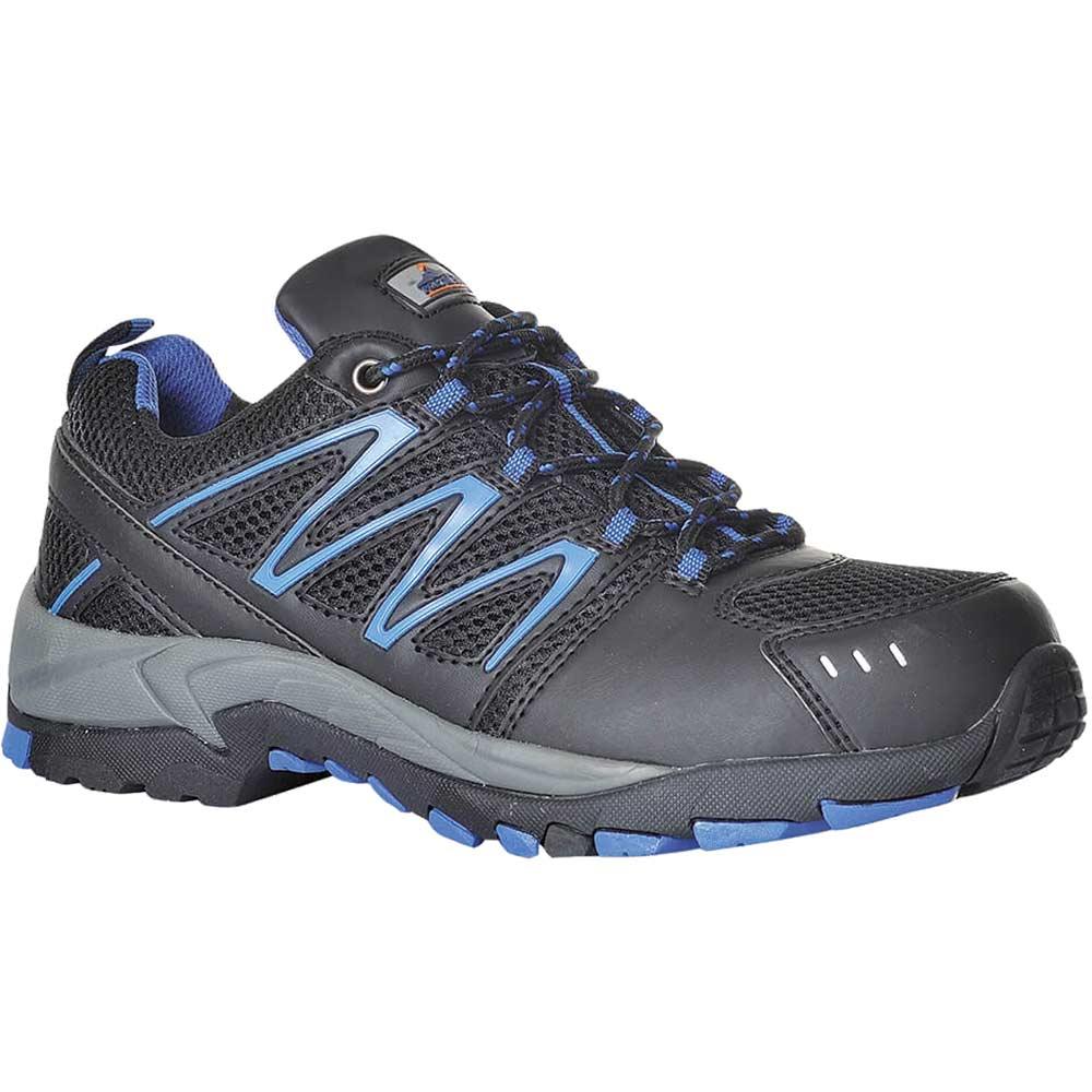 Portwest Compositelite Vistula Safety Trainers Black / Blue Size 10