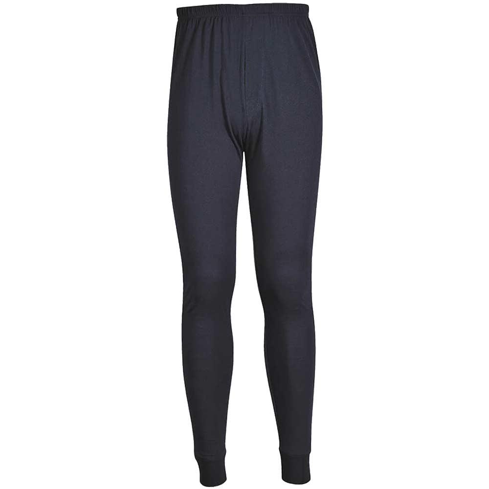 Modaflame Mens Flame Resistant Anti Static Baselayer Leggings Navy 3XL 31"