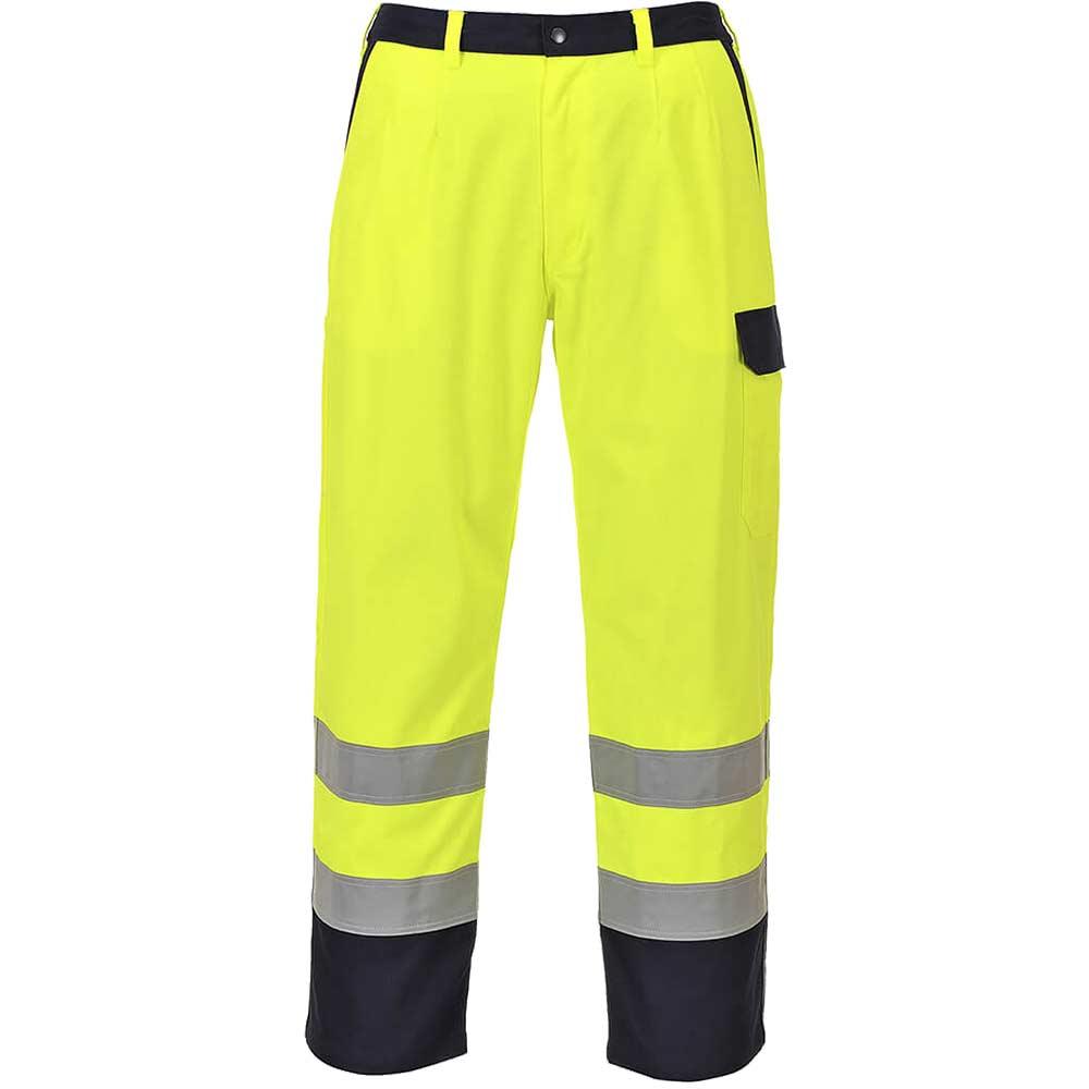 BizFlame Pro Mens Flame Resistant Trousers Yellow L