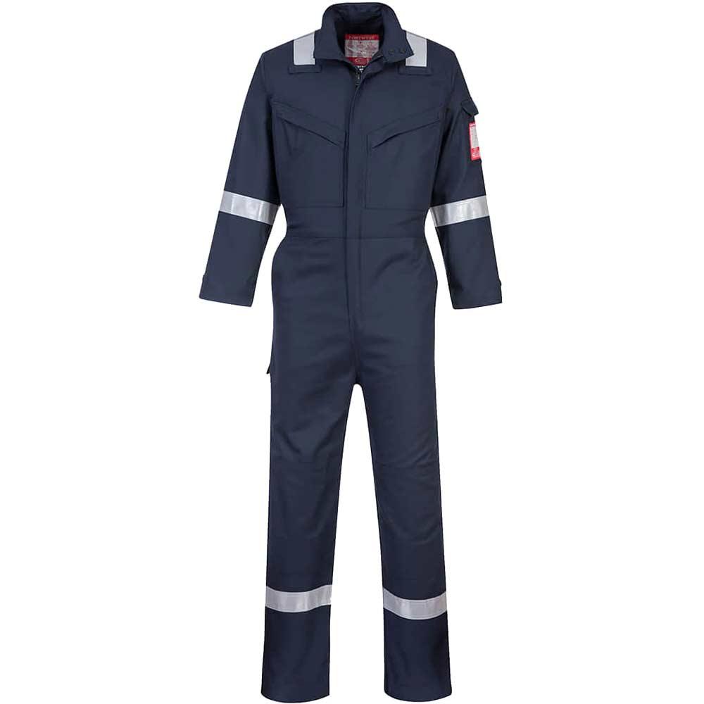BizFlame Ultra Flame Resistant Coverall Navy 2XL