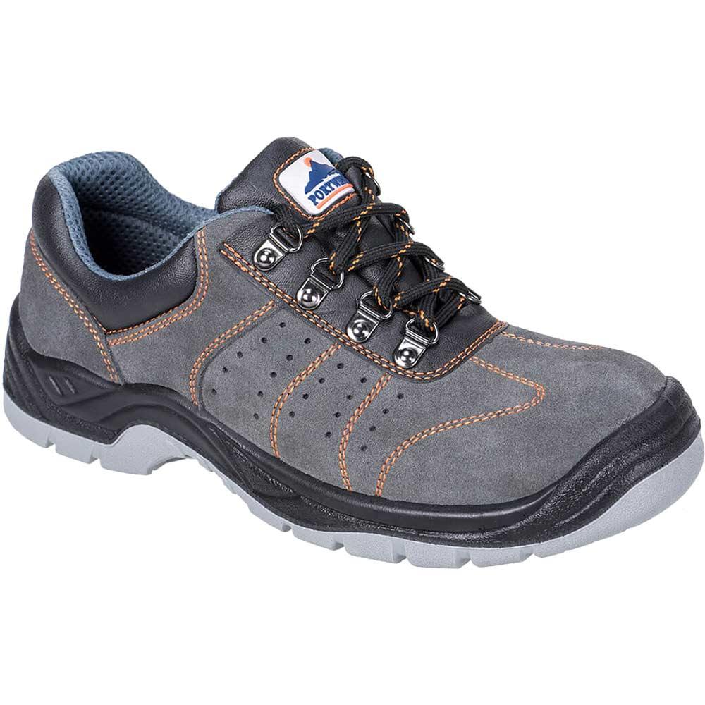Portwest Steelite Perforated Steel Toe Cap Trainers Grey Size 11