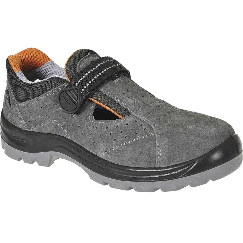 Portwest Steelite Obra S1 Safety Sandals Grey Size 7
