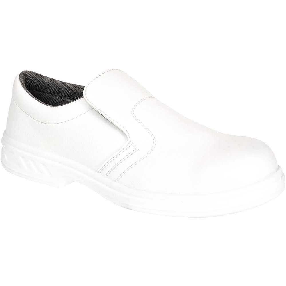 Portwest Occupational Slip On Shoes White Size 6