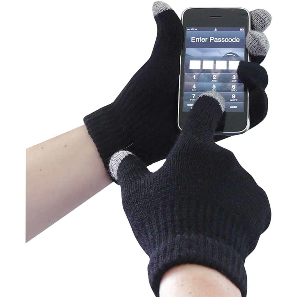Portwest Touchscreen Knit Gloves Black 2XL / 3XL