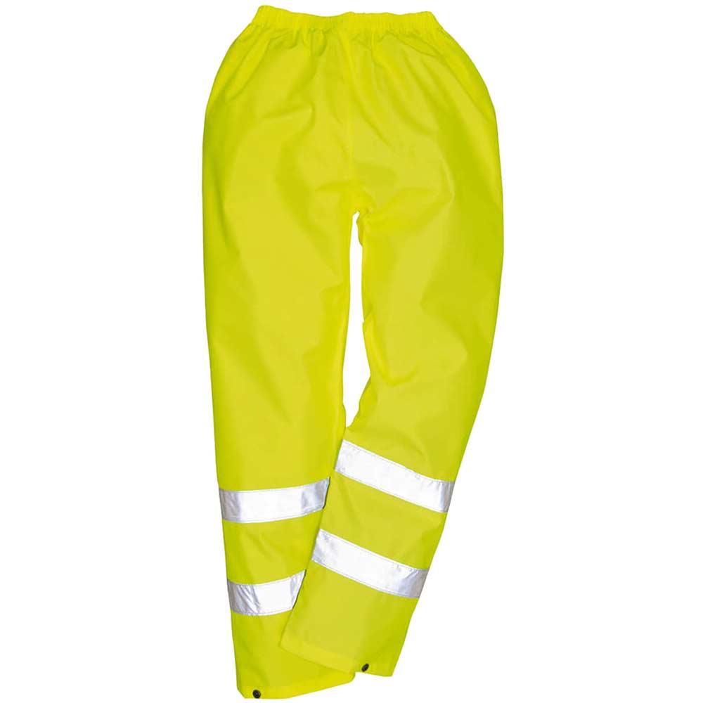 Portwest Hi Vis Rain Trousers Yellow M