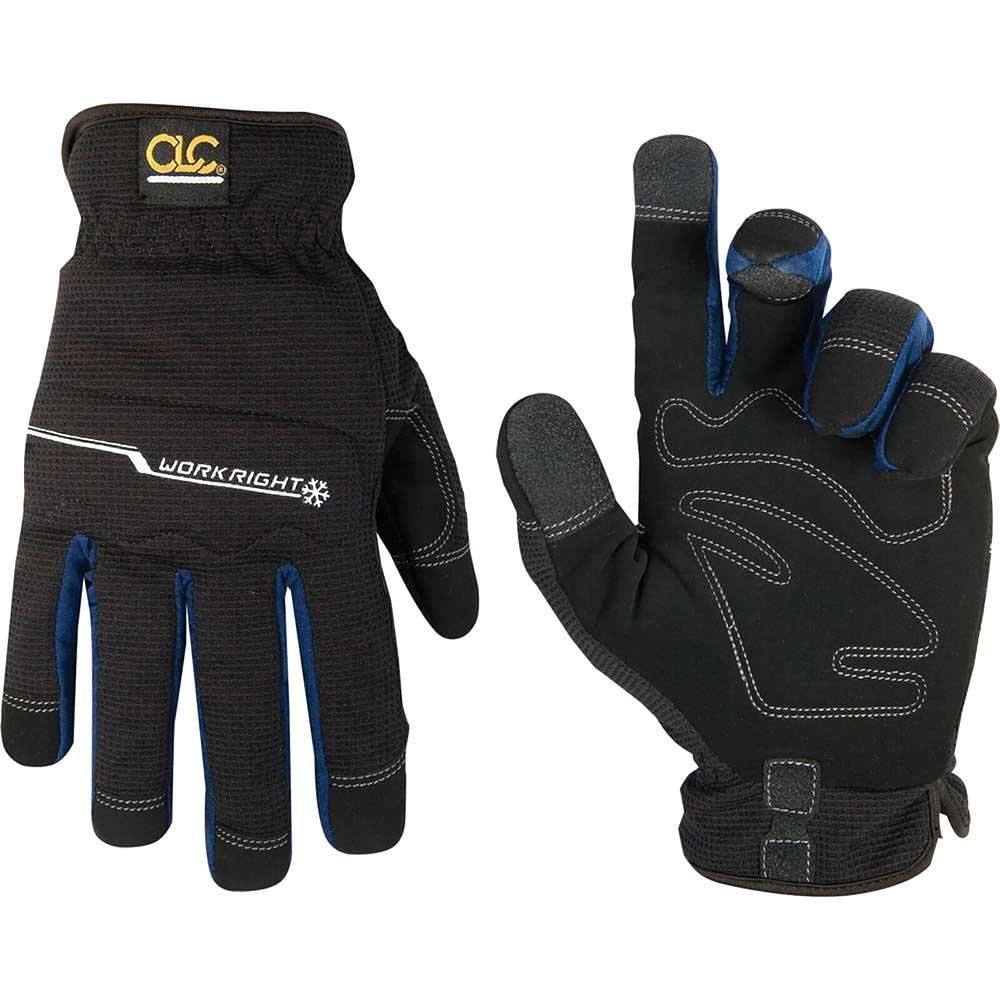 Kunys Flex Grip Workright Lined Winter Gloves Black L