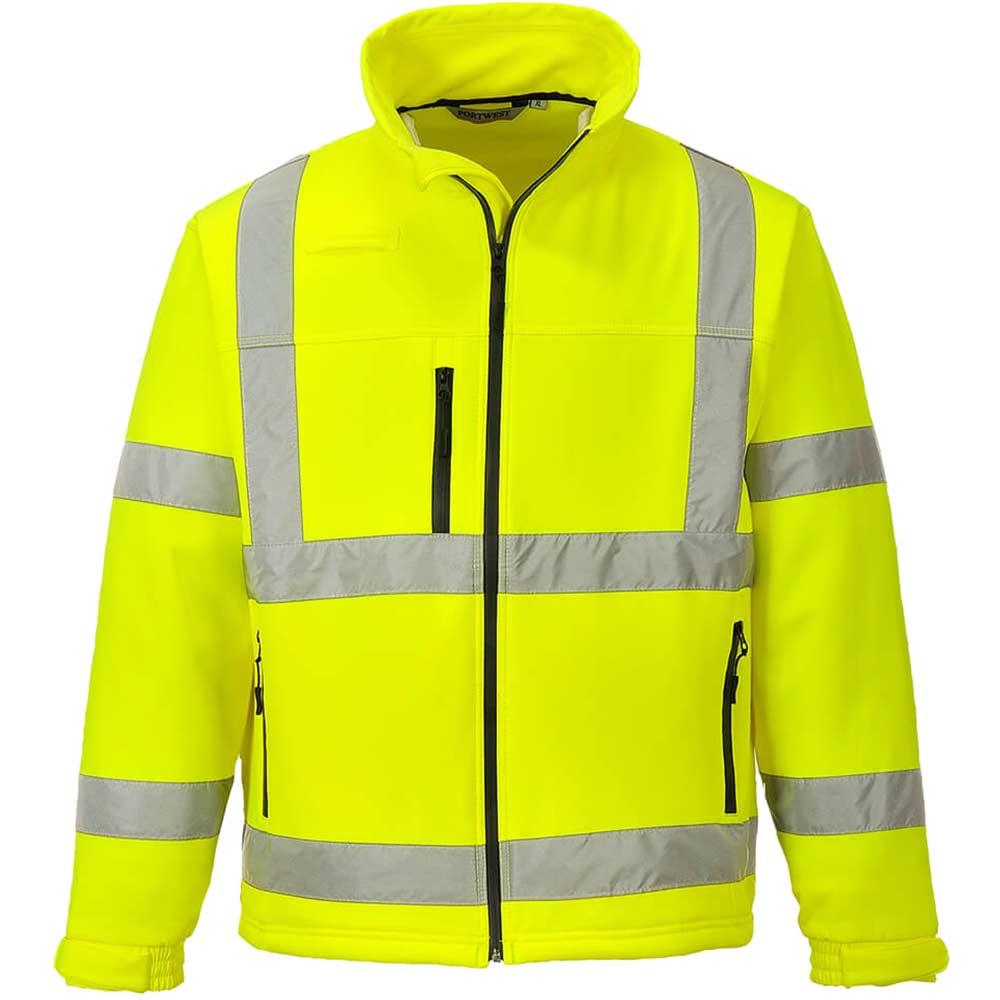 Portwest S424 Hi Vis Softshell jacket Yellow M