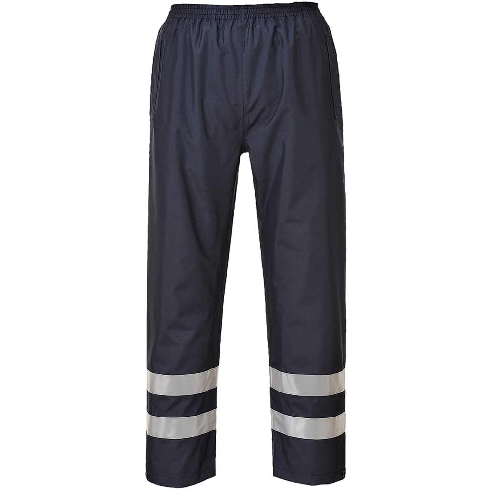 Portwest Iona Mens Lite Rain Trousers Navy M