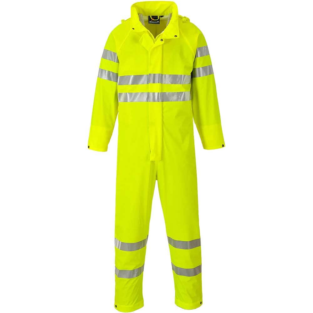 Sealtex Ultra Hi Vis Waterproof Rain Coverall Overall Yellow M
