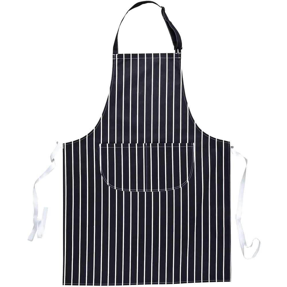 Portwest Butchers Pocket Apron Navy / White One Size