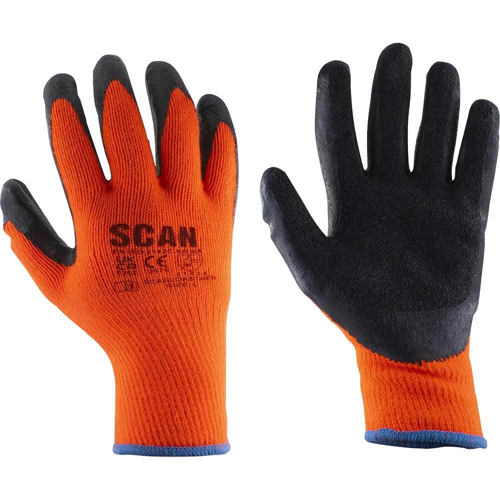 Scan Thermal Latex Coated Glove M Pack of 1