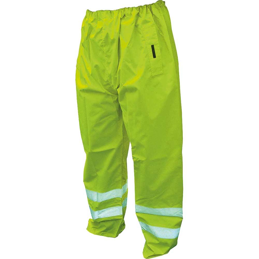 Scan Hi Vis Waterproof Motorway Trousers Yellow M