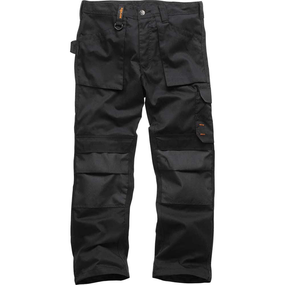Scruffs Worker Trouser Black 32" 30"